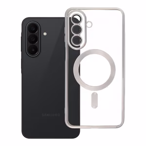 Чехол Samsung A27 Electro Mag Cover совместимый с MagSafe титановый