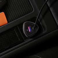 Car laadija Forcell F-Energy Carbon USB A QC3.0 PD 3A 38W with kaabel USB C CC50-1AC must