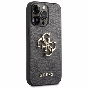 Guess 4G suur metallist logo ümbris iPhone 14 Pro jaoks - Hall