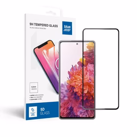 Karastatud klaas to Samsung Galaxy S20 FE (full glue / Ümbris friendly) sinine Star 5D must