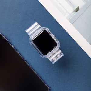 Silikoonist rihm Rihma käevõru korpus Rihma Light Set Apple Watch 38mm - Must