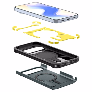 Spigen Tough Armor Mag MagSafe Чехол для Google Pixel 10 Pro XL - зелёный