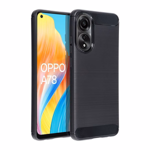 Ümbris jaoks Oppo A78 5G Carbon must
