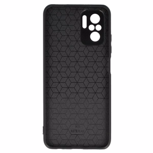 Tel Protect CARBON Ümbris jaoks Xiaomi Redmi Note 10/Note 10S/Poco M5S Must with punane stripe