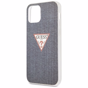 GUESS чехол для IPHONE 12 Pro Max GUHCP12LPCUJULDB (Jeans Collection) тёмно-синий