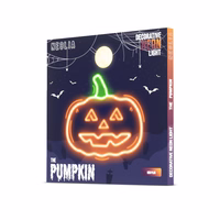 Neon PLEXI LED PUMPKIN WITH STEM oranž roheline NNE13 Neolia