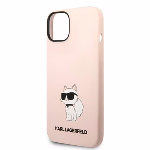 Karl Lagerfeld KLHCP14MSNCHBCP iPhone 14 Plus 6.7" hardcase roosa/roosa Silicone Choupette