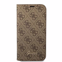 Guess GUBKP14XHG4SHW iPhone 14 Pro Max 6.7 "brown / brown book 4G Vintage kuldne Logo