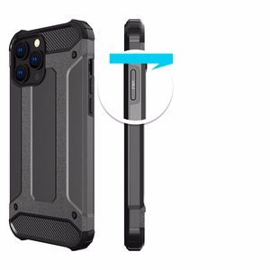 Hybrid Armor Case прочный защищённый чехол для iPhone 13 Pro синий