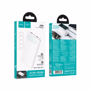 Akupank Hoco 10000 mAh QC PD 22,5W J154 valge