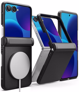 Ringke Onyx Flap MagSafe ümbris mudelile Samsung Galaxy Z Flip 8 – must