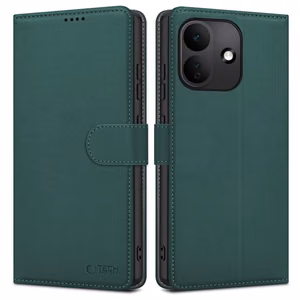 Tech-Protect Wallet rahakottümbris seadmele Xiaomi Redmi Note 17 Pro 5G – roheline