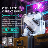 WEKOME V51 Vanguard Series - Bluetooth V5.1 TWS wireless kõrvaklapid with charging ümbris (must)