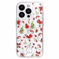 TEL PROTECT Christmas Clear Ümbris jaoks Iphone 15 Design 1