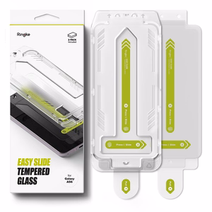 Ringke Easy Slide 2-pack karastatud klaas jaoks Samsung Galaxy A56 5G - läbipaistev