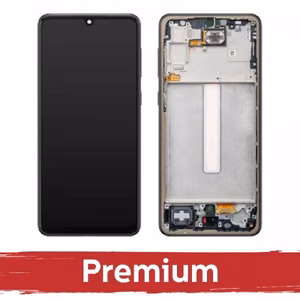 LCD Display Compatible With Samsung A336 A33 5G with Frame / Black / OEM