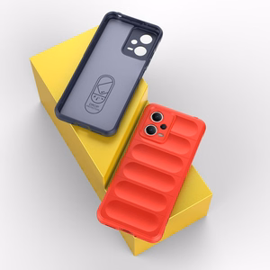 Magic Shield Ümbris jaoks Xiaomi Redmi Note 12 5G / Poco X5 5G Flexible Armor Cover punane