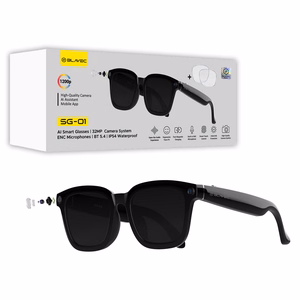 Blavec Smartglasses SG-01 HD camera, AI, Wi-Fi (SG01-B) black