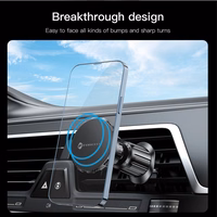 Magnetic car phone hoidja Forcell F-Grip MagElite air vent must