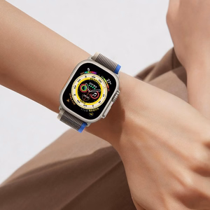 TECH-PROTECT NYLON APPLE WATCH 4 / 5 / 6 / 7 / 8 / 9 / SE / ULTRA 1 / 2 (42 / 44 / 45 / 49 MM) MUST/ORANŽ