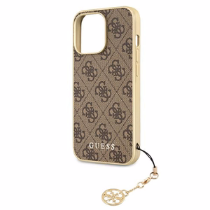 Guess GUHCP13LGF4GBR iPhone 13 Pro / 136,1" pruun/pruun ümbris 4G Charms Collection