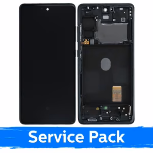 LCD ekraan ühilduv Samsung F731 Z Flip5 (SISEMINE) raamiga / Graphite / (Service Pack) +KOOS AKUGA