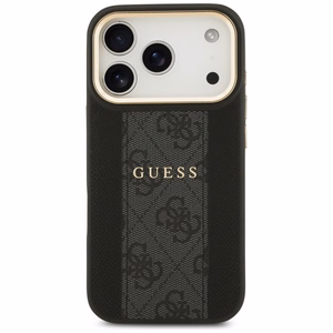 GUESS ümbris jaoks IPHONE 17 Pro compatible with MagSafe GUHMP17LPG4SEMCK (PU W/ 4G Stripe) must