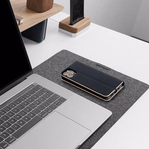 Чехол-книжка для Samsung A27 Luna Book Gold черный