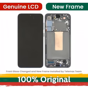 LCD ekraan ühilduv Samsung S916 S23 Plus raamiga kreemjas (Uuendatud: Telemax)
