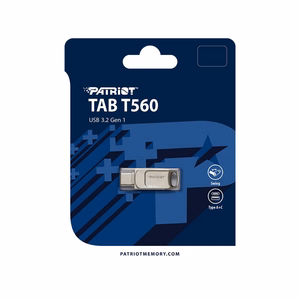 Patriot Memory Tab T560 64GB USB flash drive Dual USB 120MB/s (PS64GT560DS5D) hõbedane