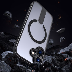 Hybrid Armor X ümbris jaoks iPhone 17 with MagSafe-compatible stand - must