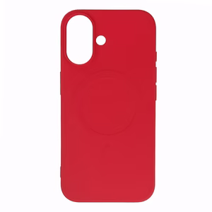 Liquid Silicone Ümbris with MagSafe jaoks Samsung Galaxy A26 5G - punane