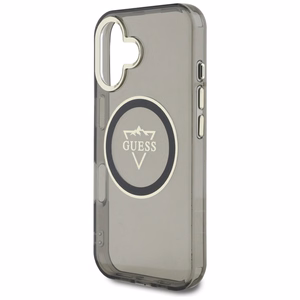 Guess IML Metal Mountain Logo MagSafe ümbris jaoks iPhone 16 - must