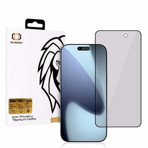 Tempered glass Tel Protect 10X Privacy Titanium jaoks Iphone 17 Pro Max
