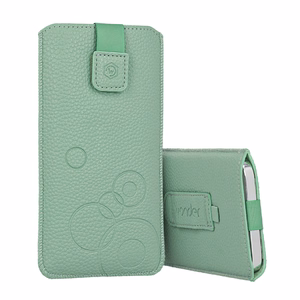 WONDER Deko tasku ümbris (suurus XXL) Samsung S25 Ultra/S24 Ultra/M35/M23/A16 5G/Xiaomi Redmi 14C jaoks roheline