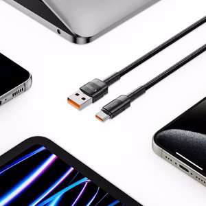 Tech-Protect UltraBoost Evo USB-C / USB-A kaabel 100W 5A 1m - must