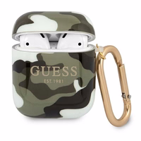 Guess GUA2UCAMA AirPodsi kate roheline/khaki Camo kollektsioon
