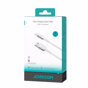 USB kaabel Joyroom S-A51 USB-A to Lightning 3A 1.2m light hall