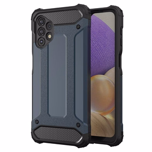 Hybrid Armor Case прочный защищённый чехол для Samsung Galaxy A73 синий