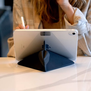 STM OPP kaanega ümbris seadmele iPad Air 13" M4 (2026) / M3 (2025) / M2 (2024), must