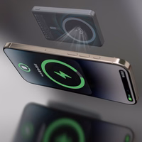 Dudao K28 10000mAh PD 22.5W MagSafe Powerbank metallist korpuse ja rõngaga - Hall