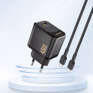 Dudao A28 45W GaN USB-C Wall Laadija - must