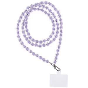 COLORFUL Phone lanyard, Phone pendant / cord length 120cm (60cm in the loop) / on neck - lilla