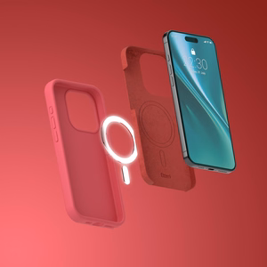 Etteri Silikoonist Mag ümbris iPhone 12 / 12 Pro 6,1" vaarikas