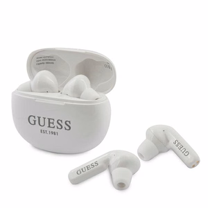 Guess GUTWS1CWHTWS Bluetooth juhtmevabad kõrvaklapid valged