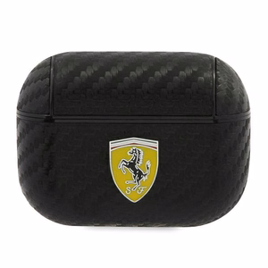 Ferrari FESAPCABK AirPods Pro ümbris On Track PU Carbon – must