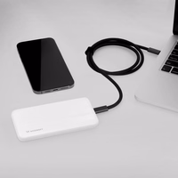 Wozinsky Powerbank Li-Po 10000mAh 2 x USB valge (WPBWE1)