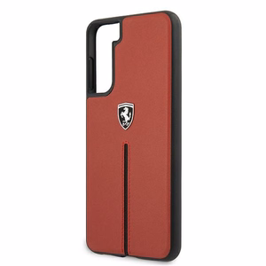 Ferrari FEOSIHCS21SRE S21 G991 punane/punane kõvakott Off Track nahast nailon triibuga
