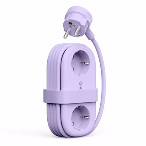 Orico AP3 65W GaN 6in1 Power Strip 2x AC + 2x USB-A + 2x USB-C - Purple