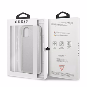 Guess GUHCP12M3D4GTR iPhone 12/12 Pro 6.1" прозрачный жёсткий чехол 4G 3D Pattern Collection